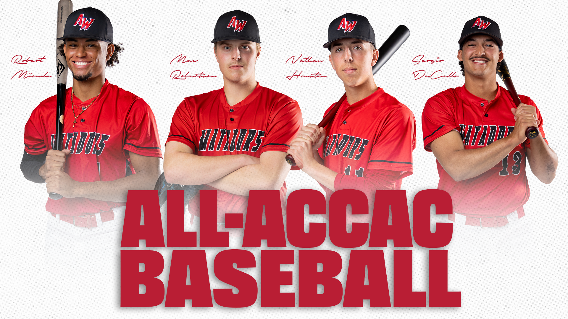 Four Matadors named to All-ACCAC and All-Region Baseball teams