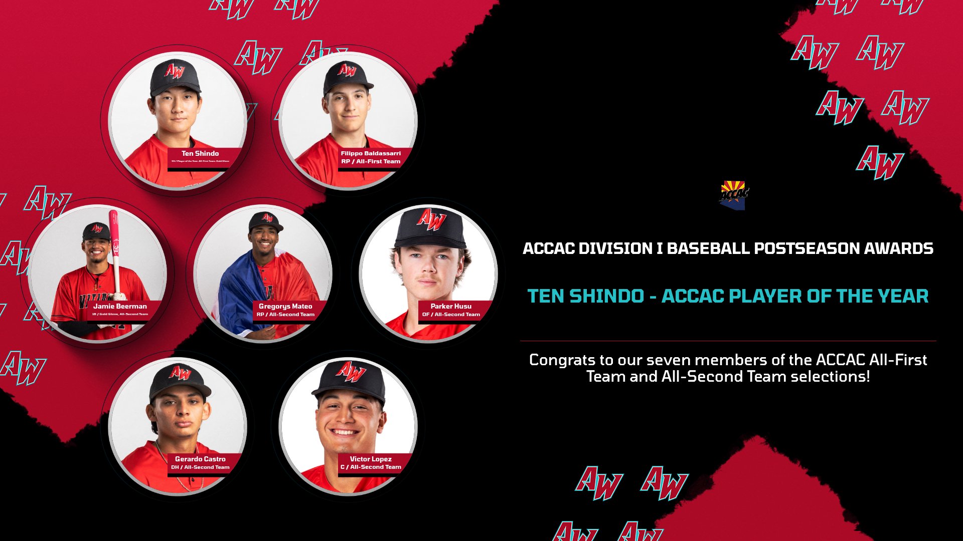 Shindo named ACCAC DI Player of the Year, six others also honored by conference