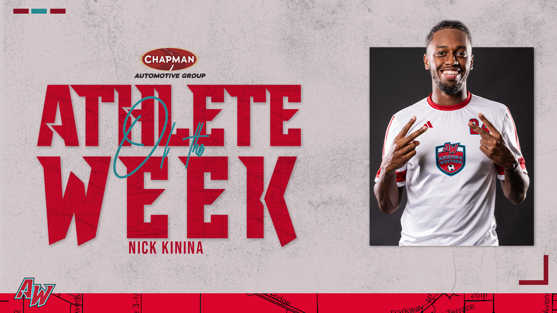 Kinina named Chapman Automotive Student-Athlete of the Week