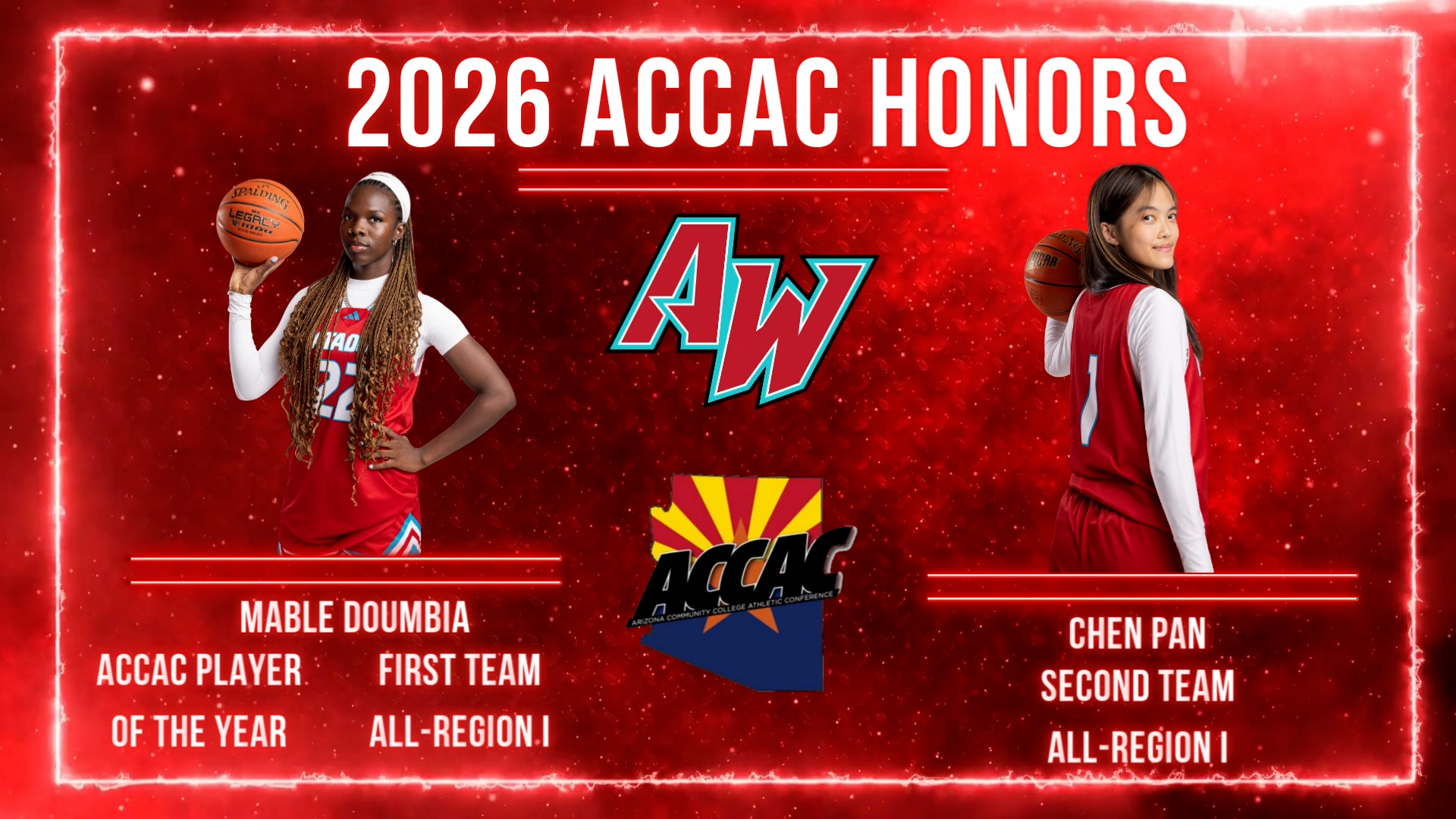 Doumbia named ACCAC "Player of the Year" & Pan named to All-Region I second team